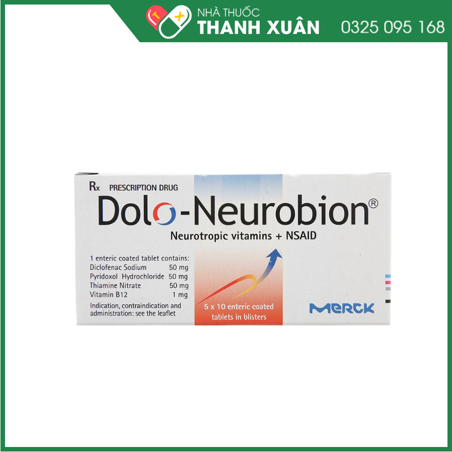 Dolo - Neurobion giảm đau khớp, thấp khớp, đau dây thần kinh